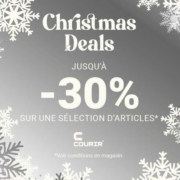 Courir | Christmas Deals : Juqu'à -30% sur une sélection d'articles