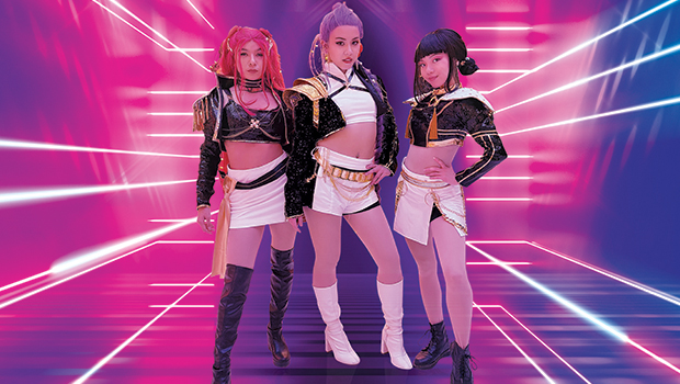 phénomène K-Pop Demon Hunters animation centre commercial