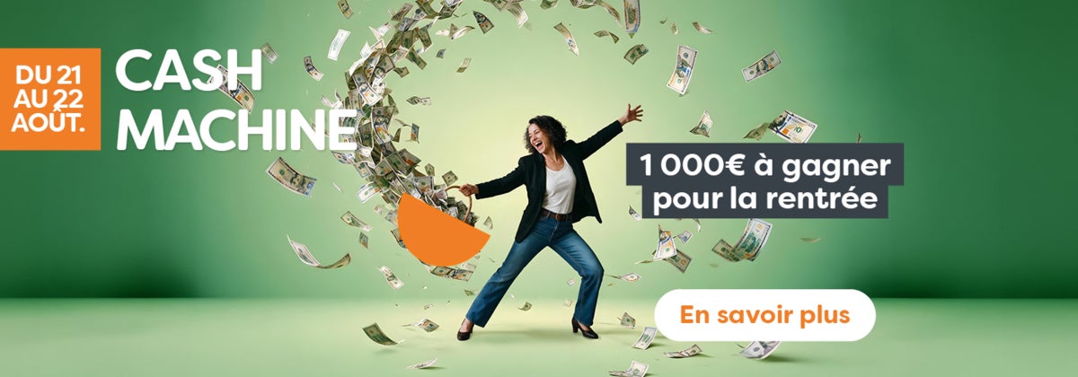 La Cash Machine débarque à Aushopping Villars !