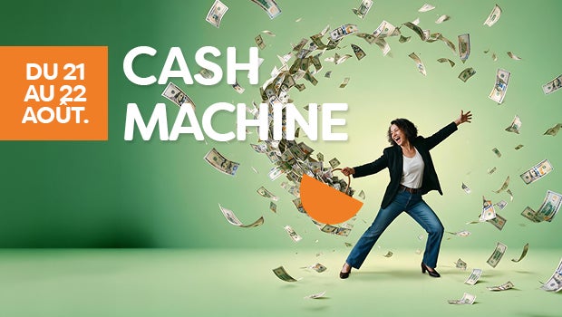La Cash Machine débarque à Aushopping Villars !